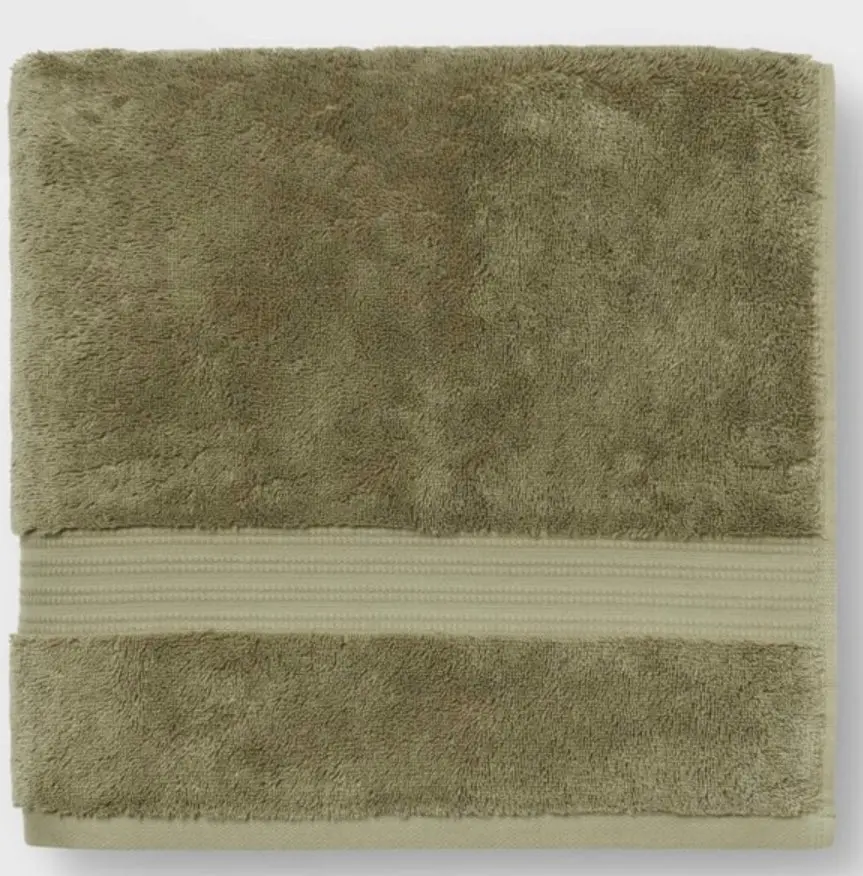 Total Fresh Antimicrobial Bath Towel Olive
Green 1