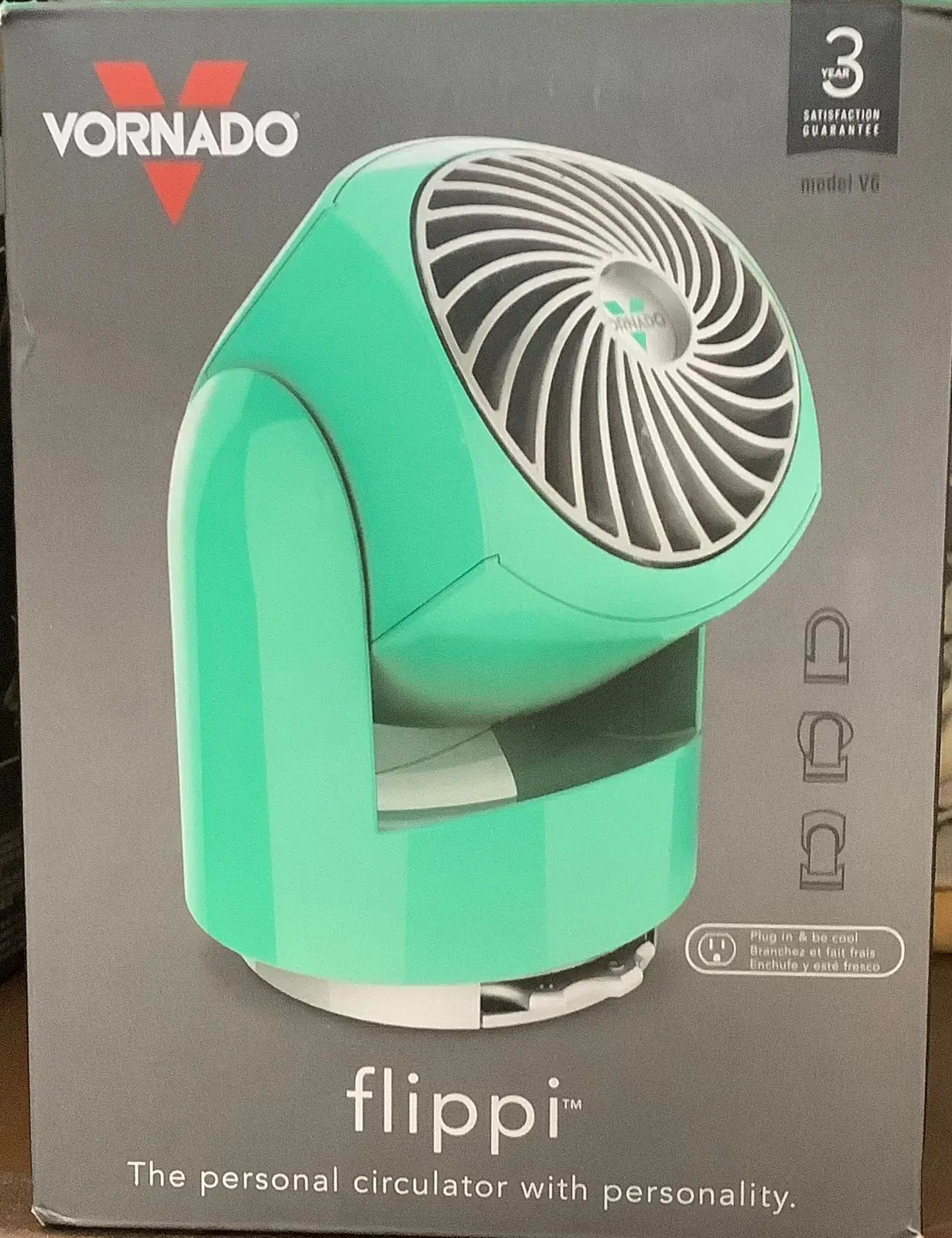 Vornado Flippi V6 Turquoise 1