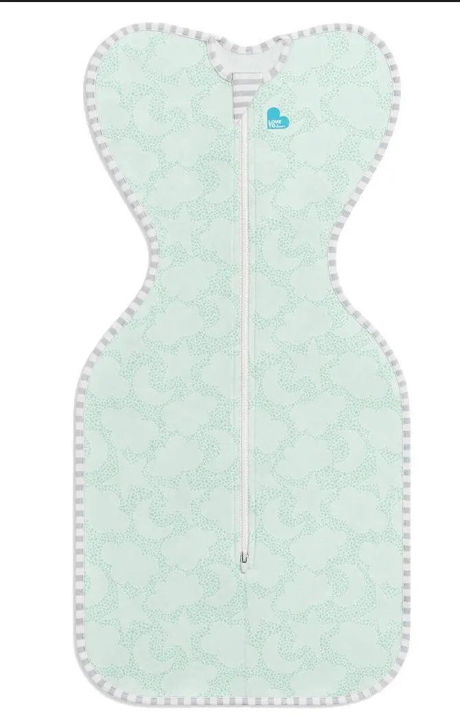 Love To Dream Swaddle Up Adaptive Organic Swaddle Wrap - Celestial Dot Mint - Newborn 1