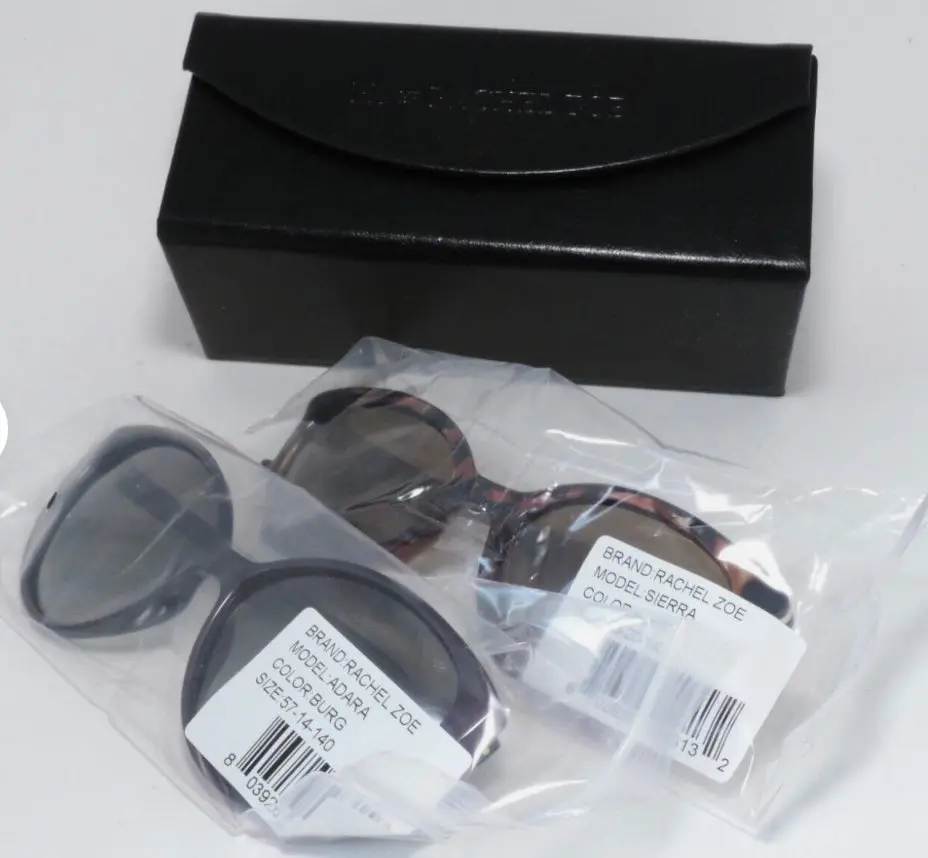 Rz By Rachel Zoe 2 Pair Box Cat Eye Sunglasses 1