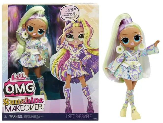 Lol Surprise Omg Sunshine Color Change Sunrise Fashion Doll With Color Changing Hair And Fashions And Multiple Surprises 1