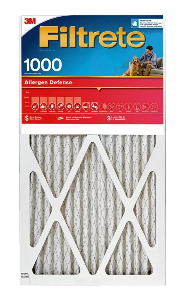Filtrete 12X20x1 Allergen Defense Air Filter 1000 Mpr 1
