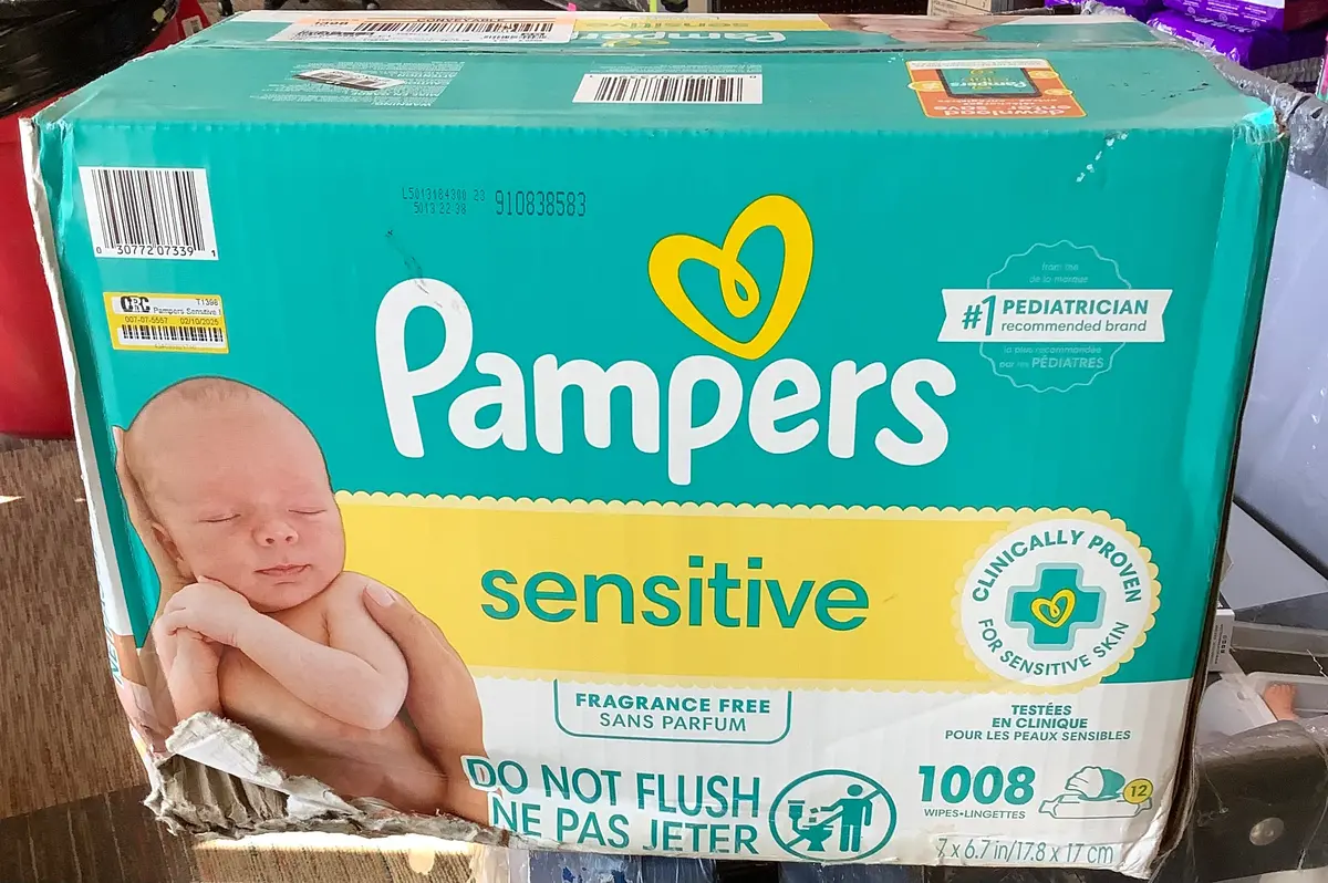 Pampers Sensitive Baby Wipes - 1008Ct 1