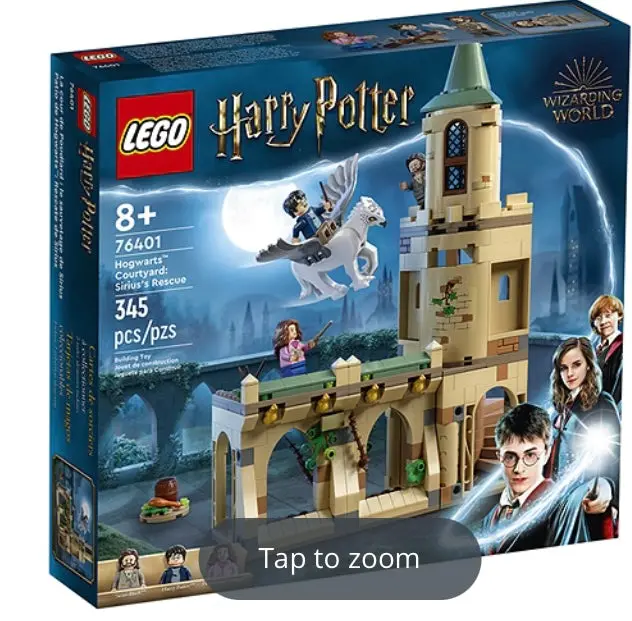 Lego Harry Potter Hogwarts Courtyard:
Sirius's Rescue 76401 Building Set (345 Pieces) 1