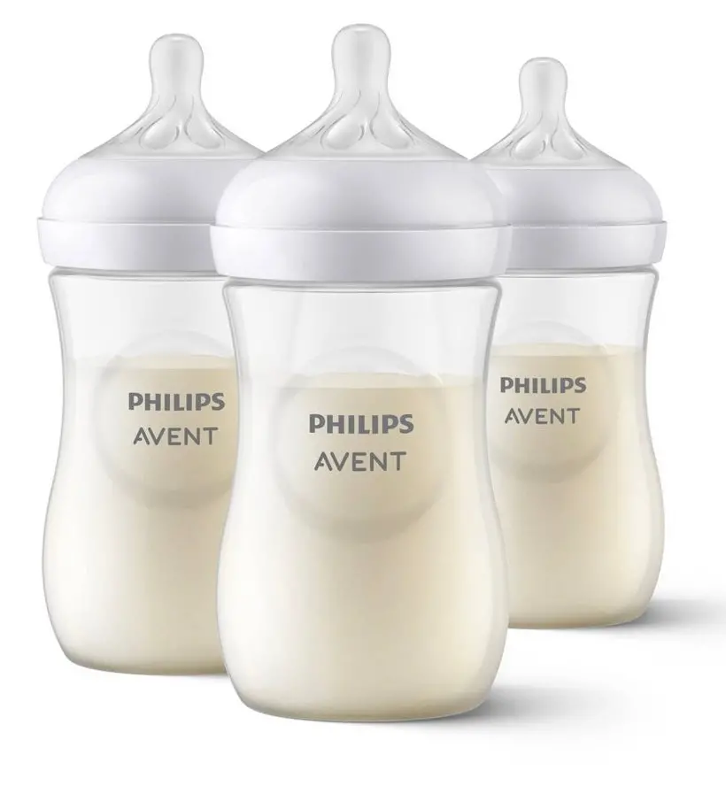 Philips Avent 3Pk Natural Baby Bottle With Natural Response
Nipple - Clear - 9Oz 1