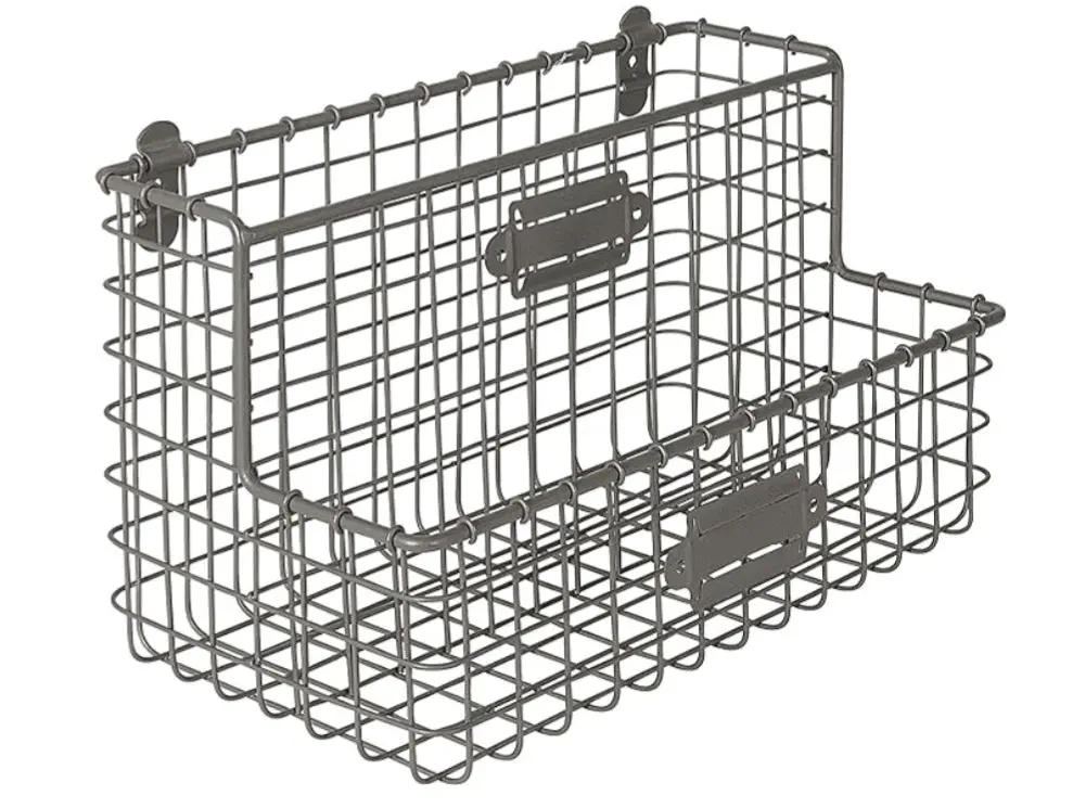 Spectrum Diversified Vintage Desktop Office Organizer File & Letter Holder Sorter, One, Industrial Gray 1