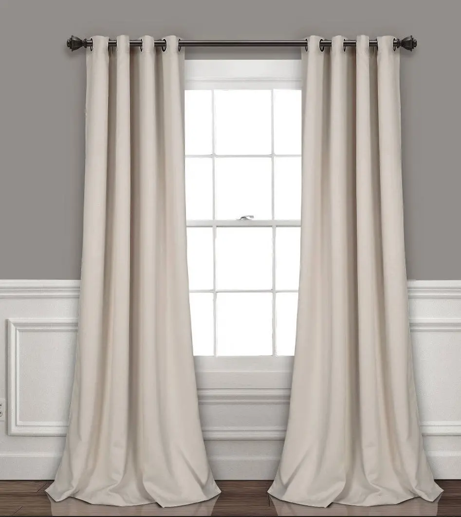 Set Of 2 (52"X108") Grommet Top Insulated Blackout Window
Curtain Panels 1