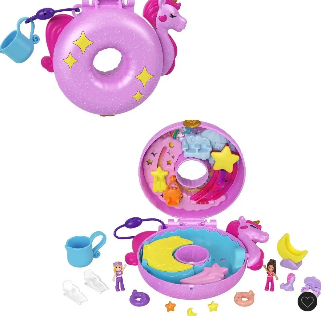 Polly Pocket Sparkle Cove Adventure Unicorn Floatie
Compact Playset 1