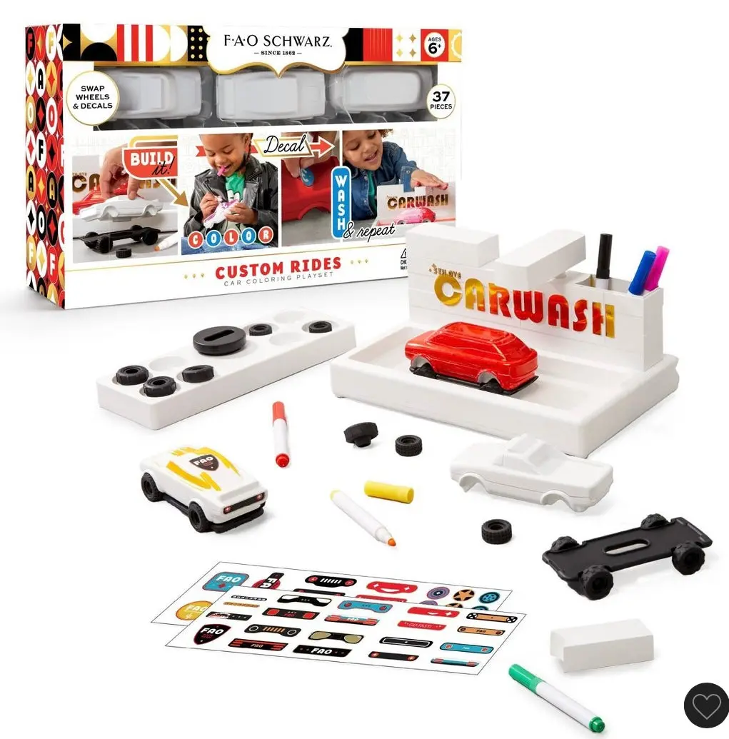 Fao Schwarz Custom Cars Coloring Set 1