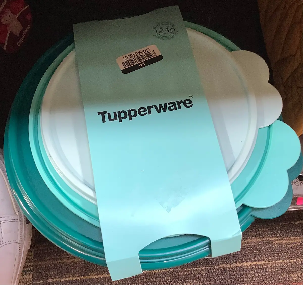 Tupperware Wonderlier 3Pc Plastic Classic Bowls Green 1
