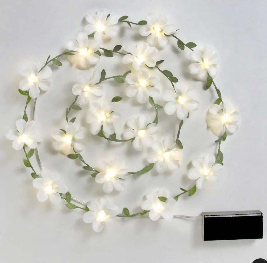 Spring Floral Fairy String Led Lights White 1