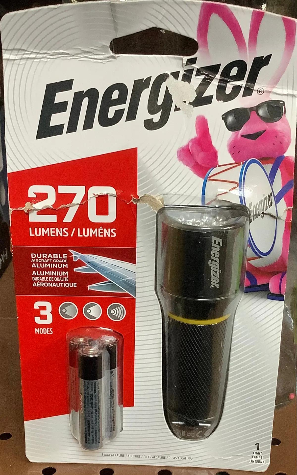 Energizer Vision Hd Compact Flashlight - Led - 270
Im Lumen - 3 X Aa - Battery 1