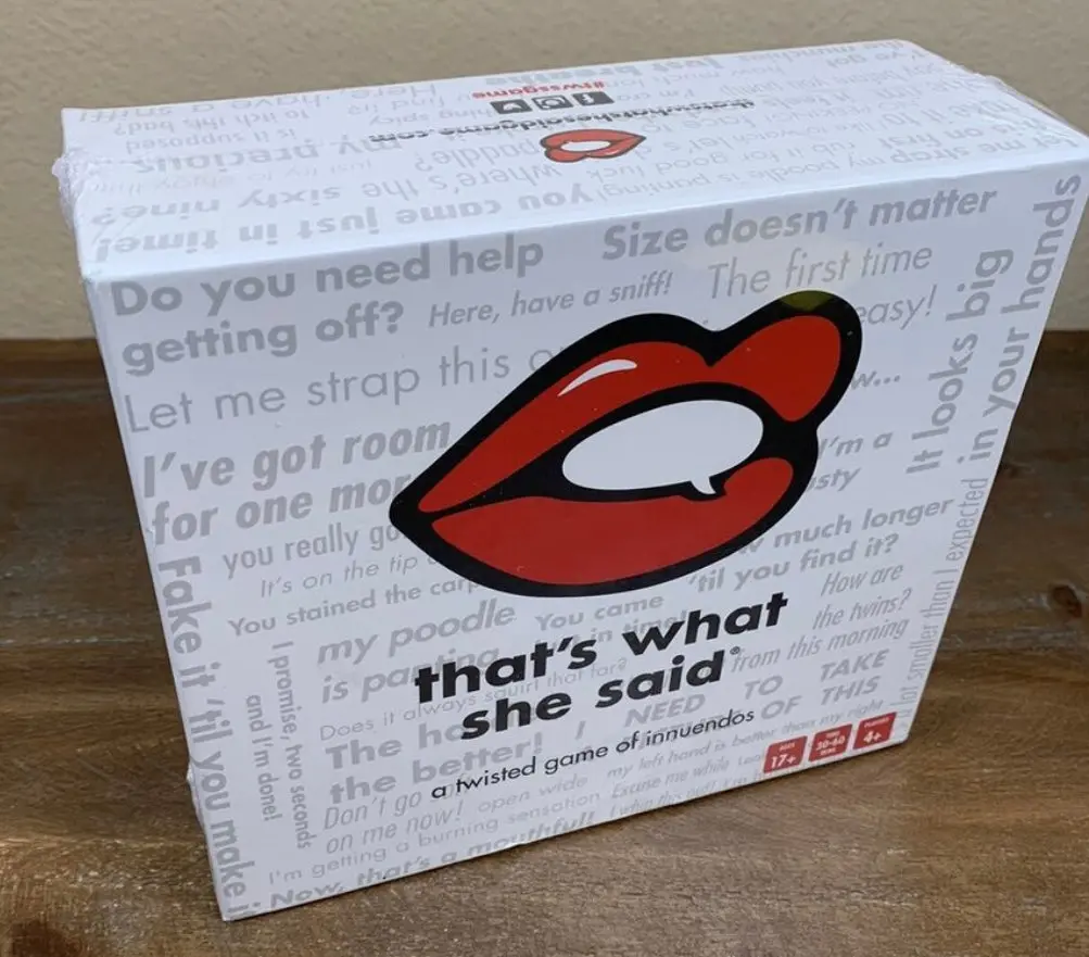 That's What She Said - The Party Game Of Twisted Innuendos Board Game 1
