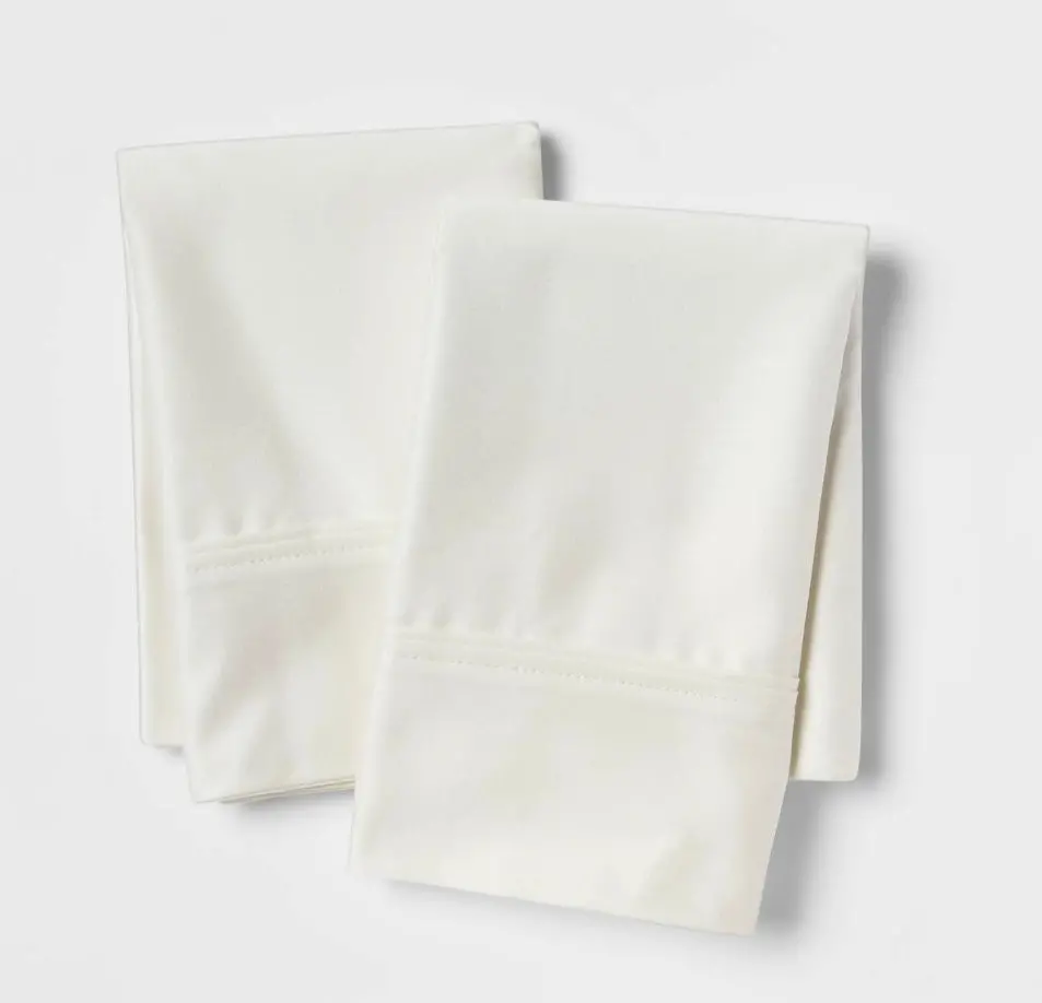 Standard Solid Performance 400 Thread Count Pillowcase Set
Sour Cream 1