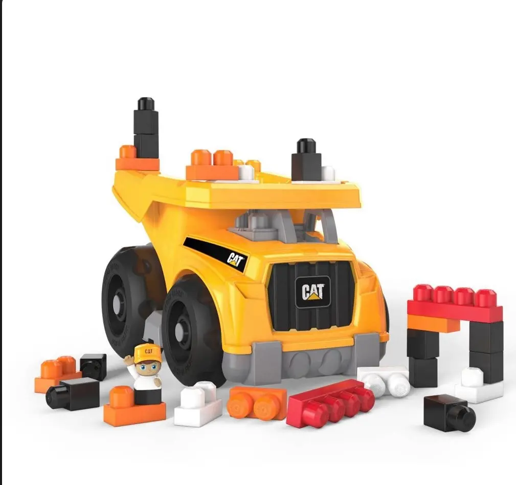 Mega Bloks Cat Large Dump Truck Building Toy - 25Pcs 1