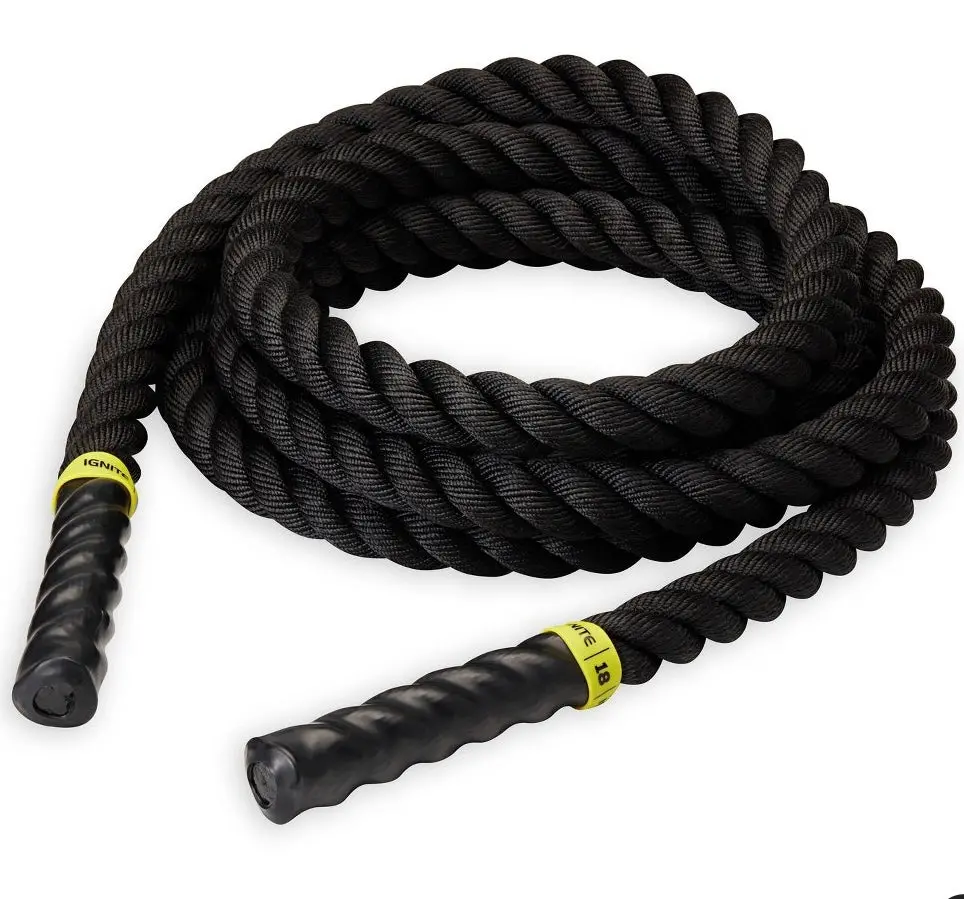 Ignite By Spri Conditioning Rope - Black 1