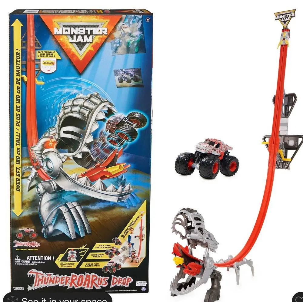 Monster Jam 1:64 Scale Thunderroarus Playset 1