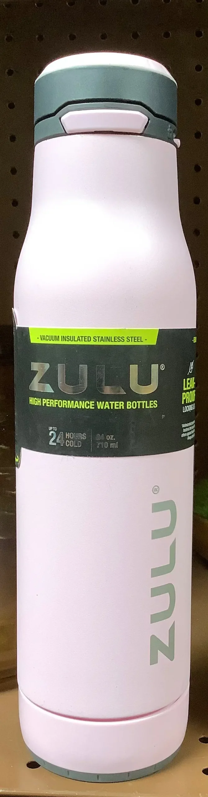 Zulu Ace 24Oz Stainless Steel Water Bottle - Pink 1