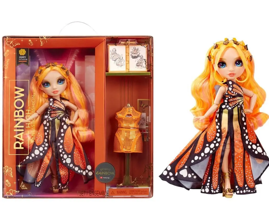Rainbow High Fantastic Fashion Poppy Rowan 11" Fashion
Doll W/ Playset 1