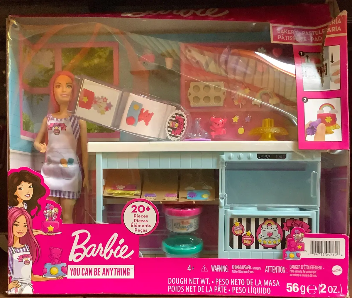 Damaged Box!!!!Barbie Bakery Playset 1