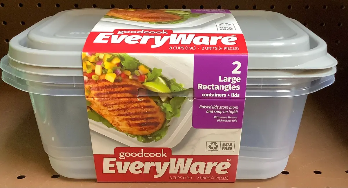 Goodcook Everyware Large Rectangle Food Storage - 2Ct 1