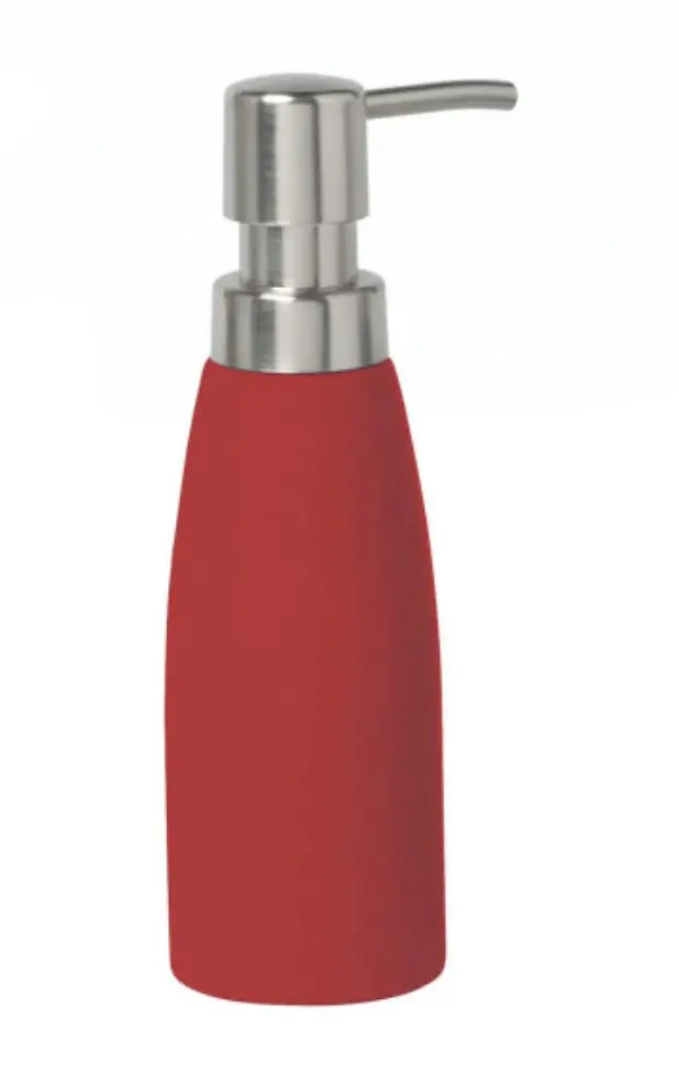 Spectrum Ceramic Soap Dispenser - Red 1