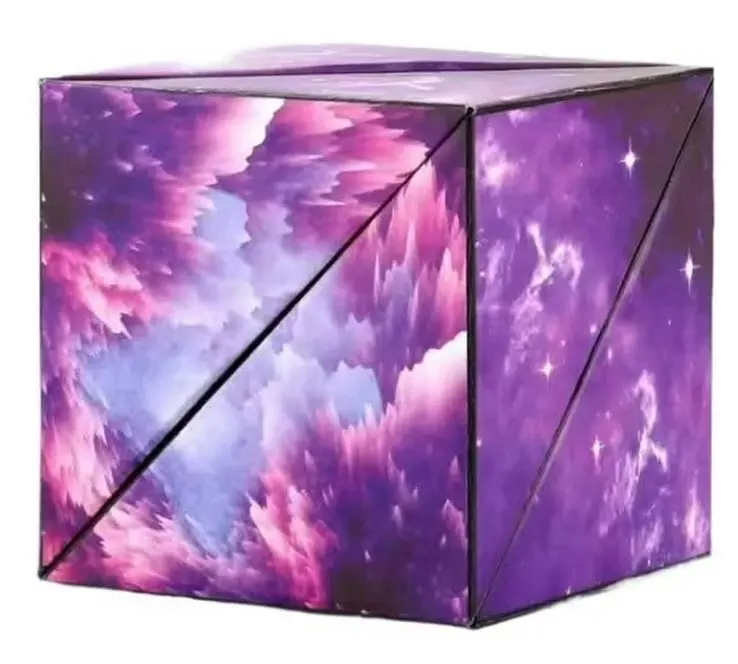 3D Magic Cube Fidget Toy(Purple) 1
