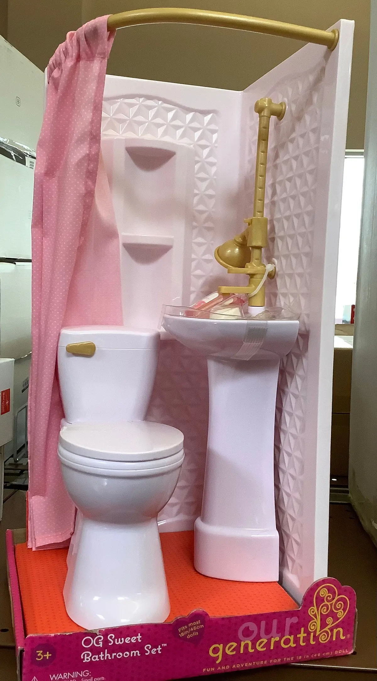 Our Generation Sweet Bathroom Accessory Set For 18" Dolls 1