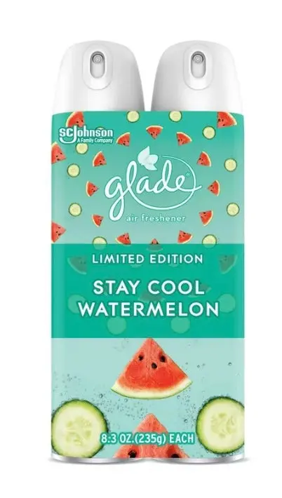 Glade Air Freshener, Room Spray, Stay Cool Watermelon, 8.3 Oz, 2 Count 1