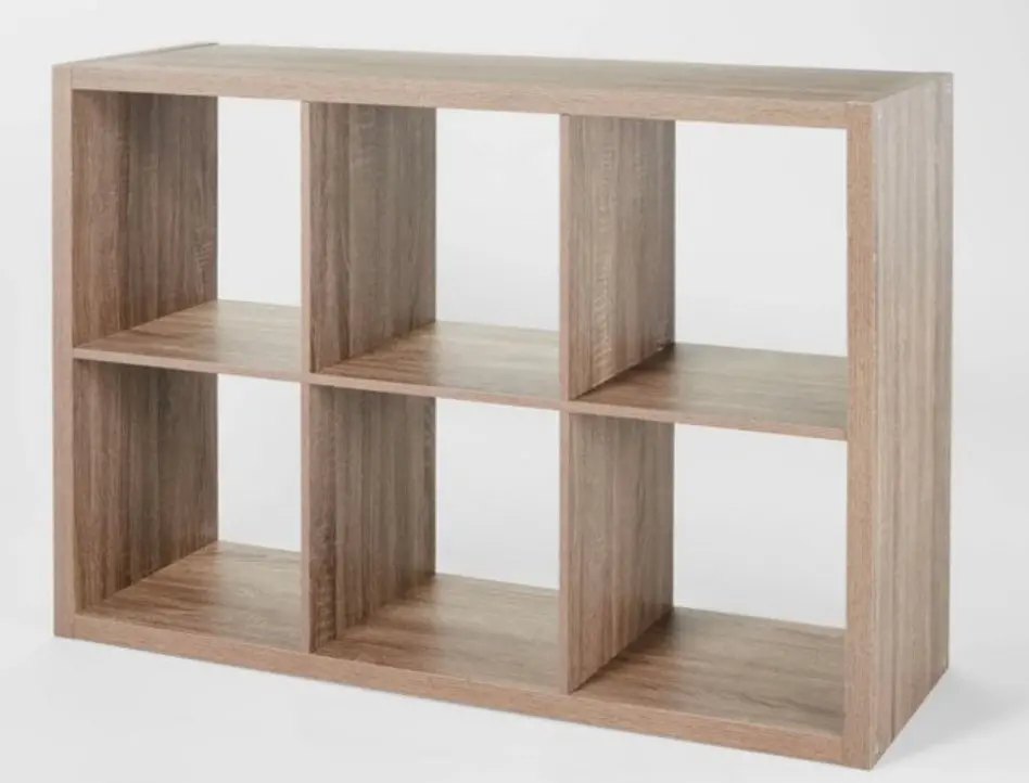 6 Cube Organizer Weathered Gray 1