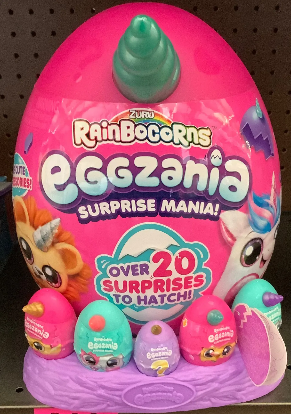 Rainbocorns Eggzania Surprise Mania
Collectible Plush Stuffed Animal Toy 1