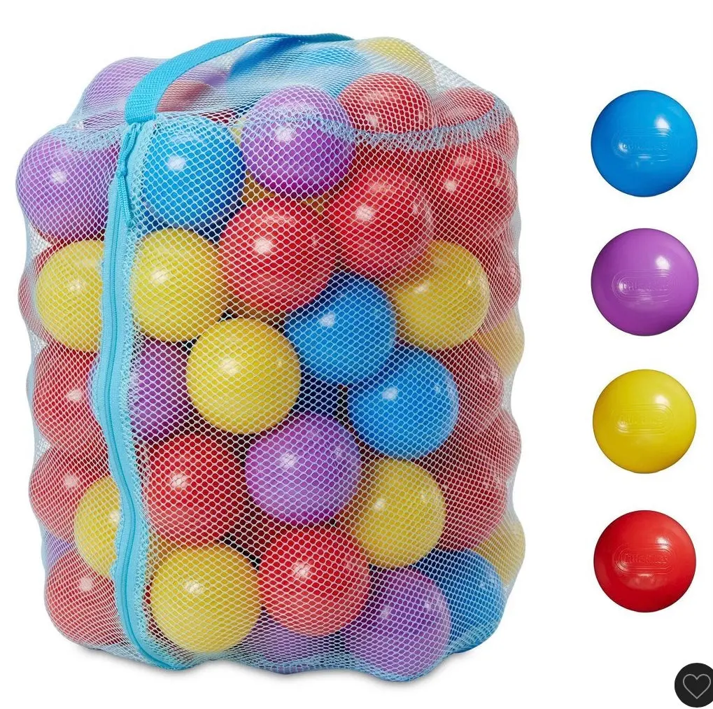 Little Tikes Balls For Kids' With Reusable Mesh Bag - 100Pcs 1