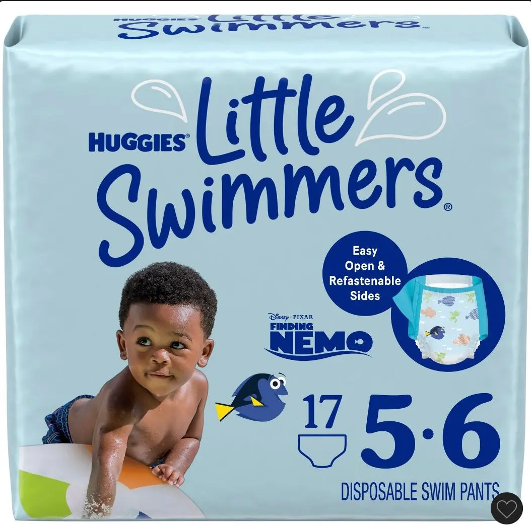 Huggies Little Swimmers Baby Swim Disposable Diapers Size
5-6 - L - 17Ct 1