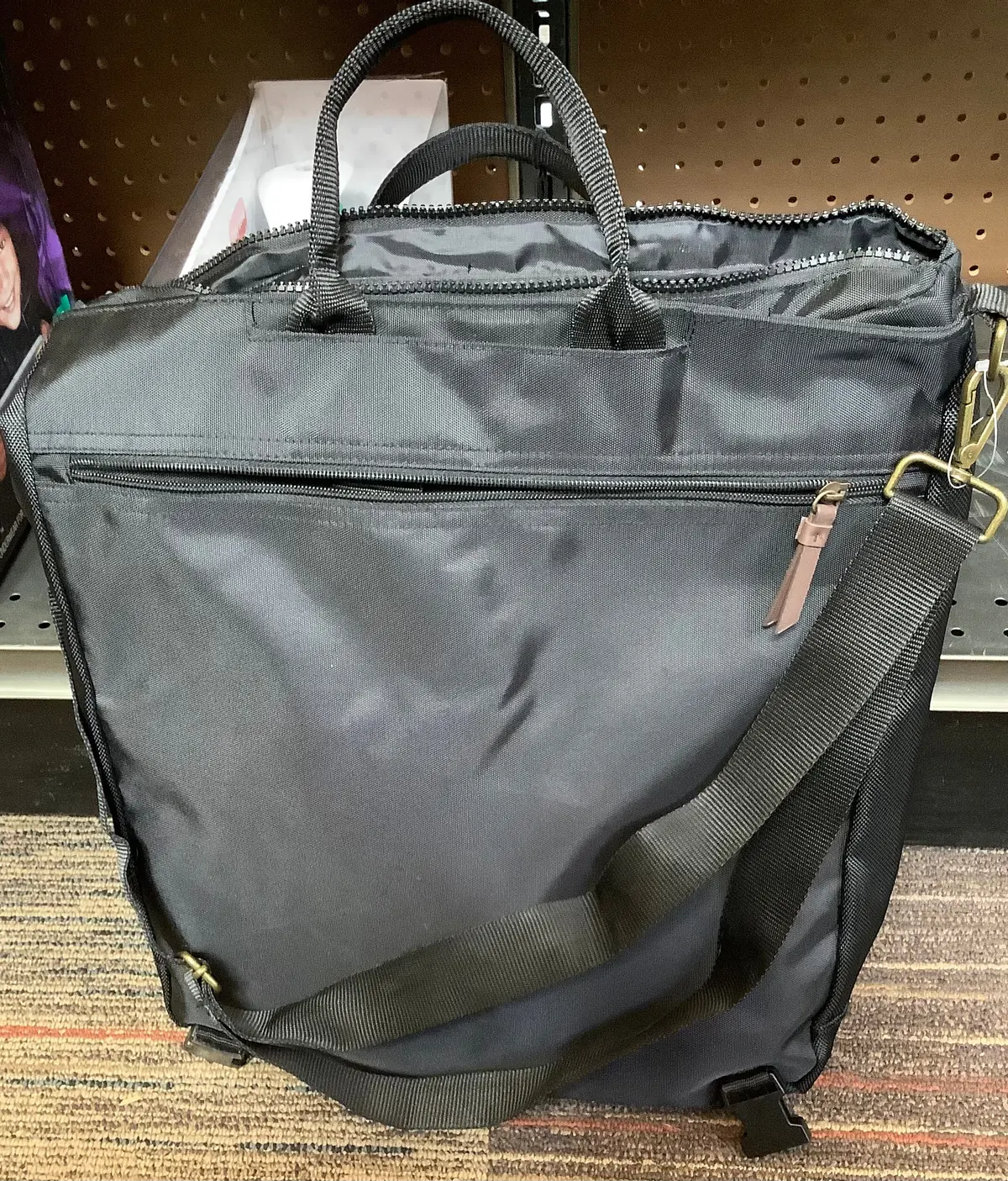 Men’S Black Laptop/ Work Bag 1