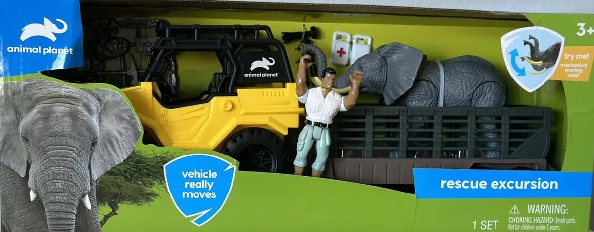 Animal Planet Rescue Excursion Safari Playset 1