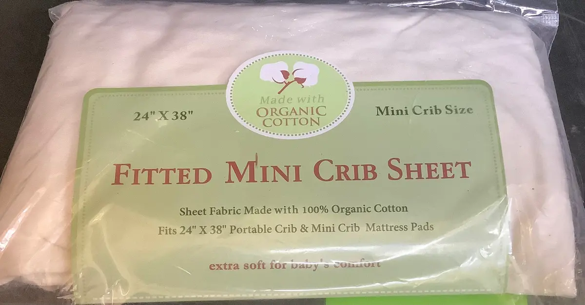 Tl Care Organic Cotton Knit Fitted Portable/Mini Crib Sheet
- Natural 1