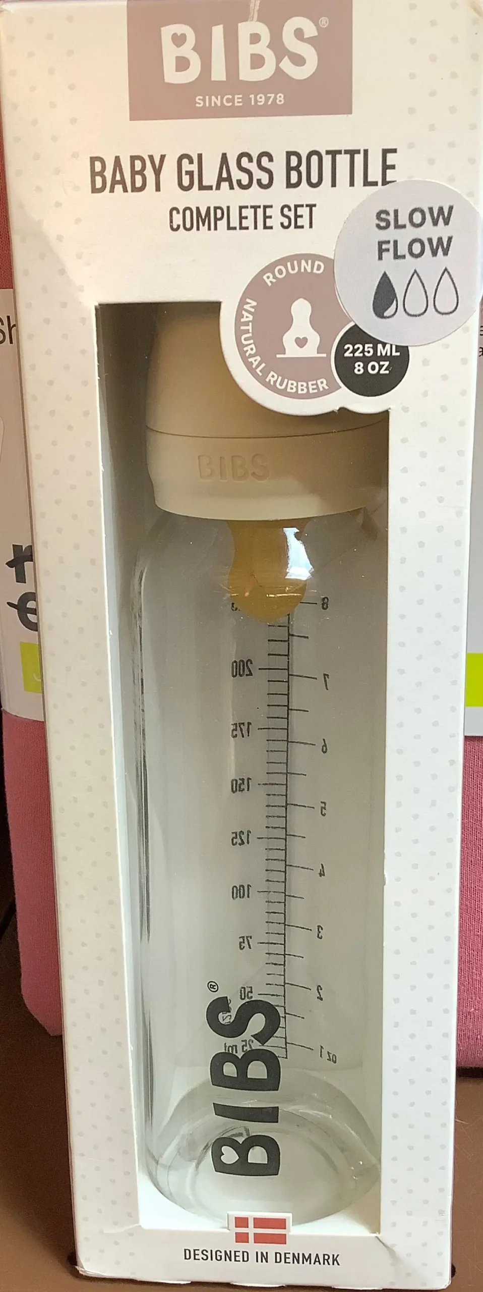 Bibs Baby Glass Bottle Complete Latex Set - 8 Fl Oz 2