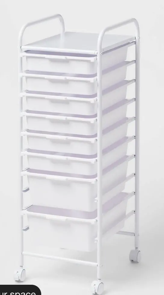 8 Drawer Storage Cart 1