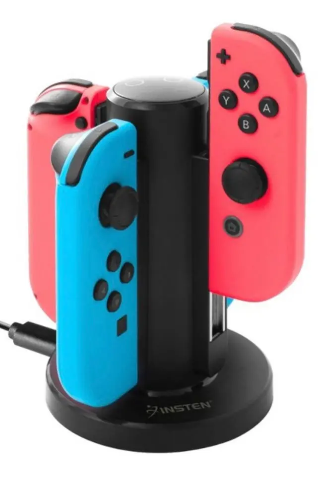Insten 4 In 1 Charging Dock For Nintendo Switch & Oled Model Joy Con Controller 1