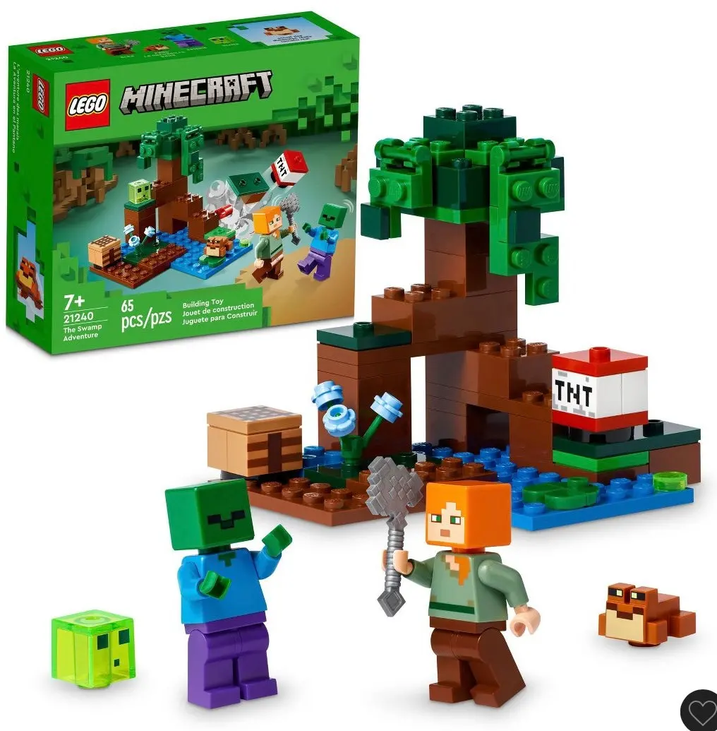 Lego Minecraft The Swamp Adventure Set With Figures 21240 1