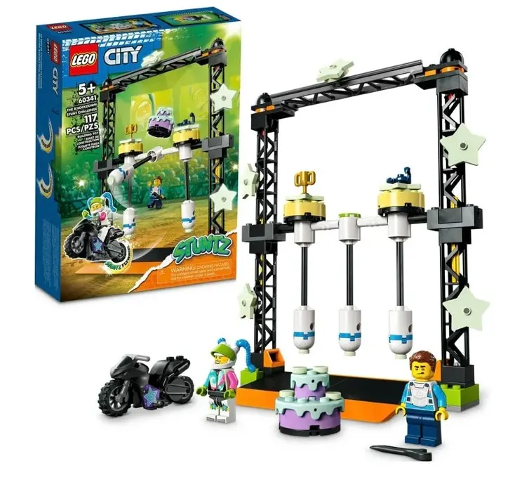 Lego City Stuntz The Knockdown Stunt Challenge Playset, 1
