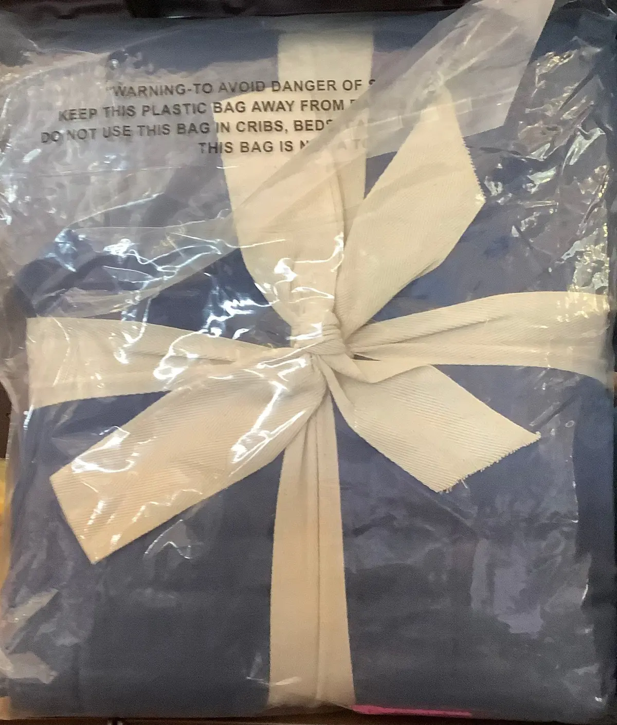 Full/Queen 100% Cotton Gauze Bed Blanket Blue - Clean Spaces 1