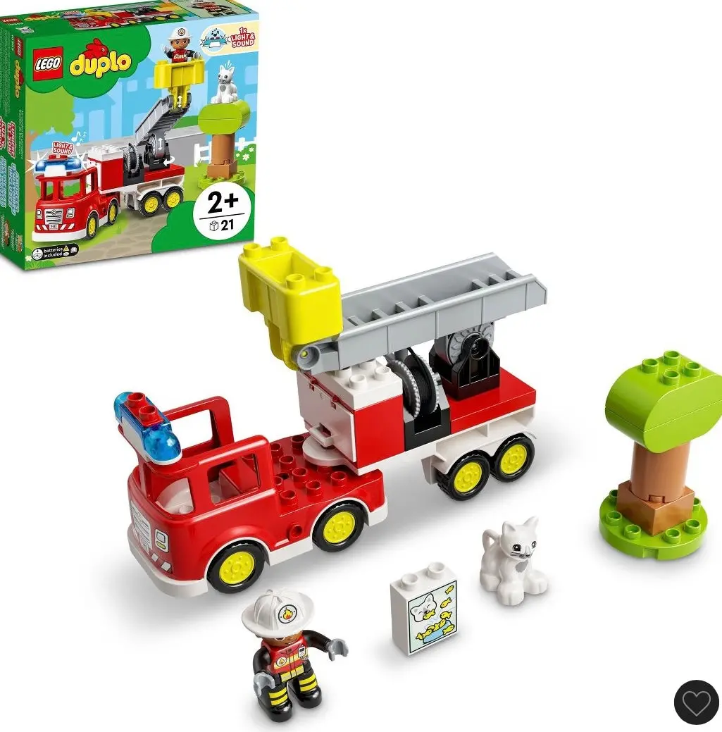Lego Duplo Town Fire Engine Toy 10969 1