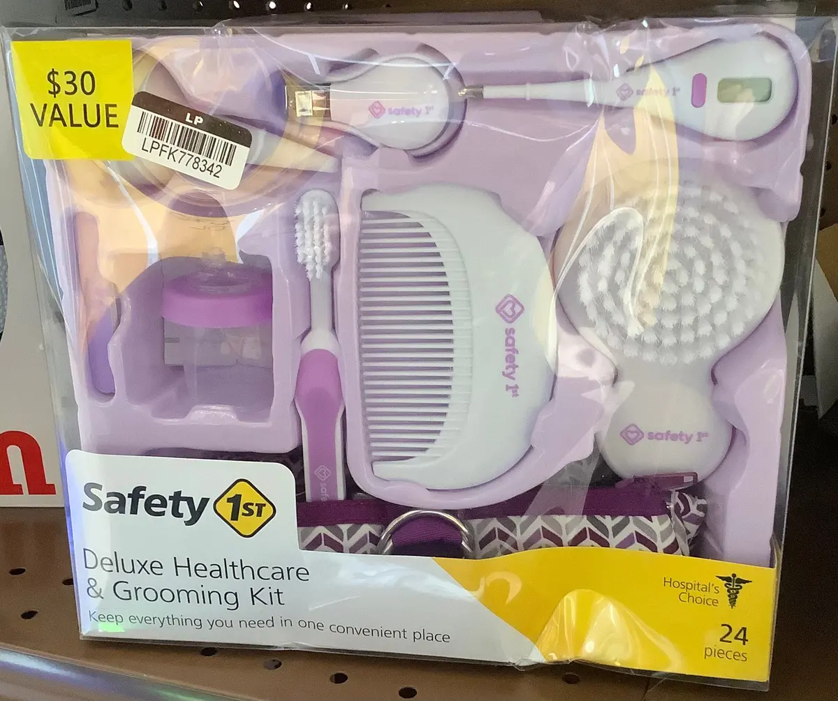 Safety 1St Deluxe Nursery Healthcare & Grooming Kit - Pyramids Grape Juice 1