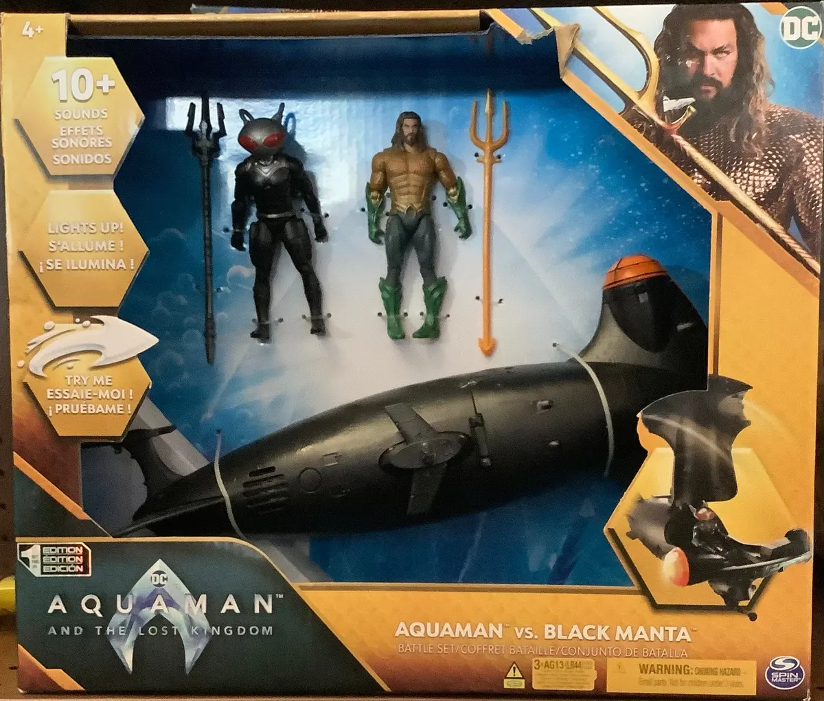 Dc Comics Aquaman Vs Black Manta Battle Action
Figure Playset 1