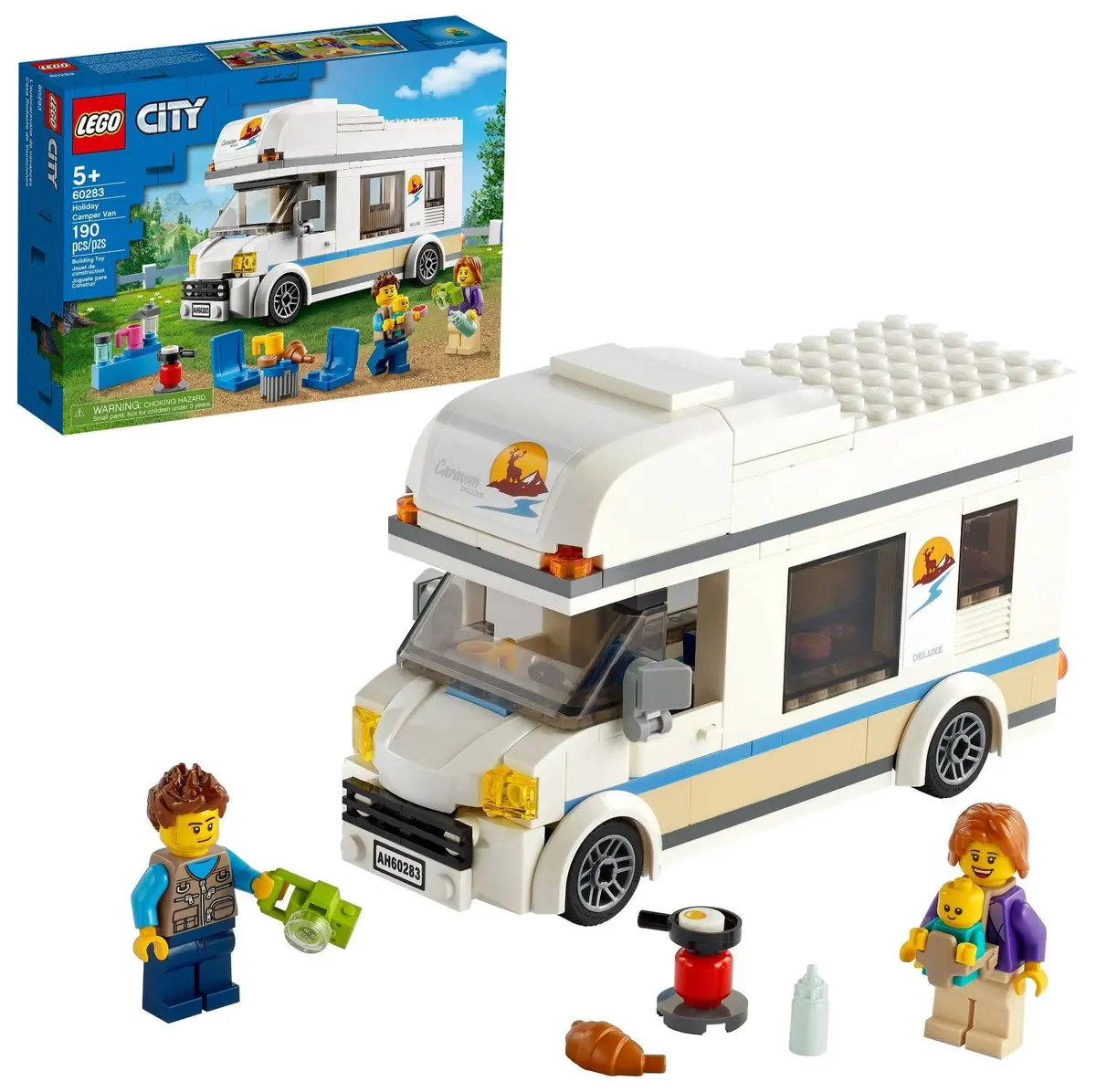 Lego City Great Vehicles Holiday Camper Van Toy Car 60283 1