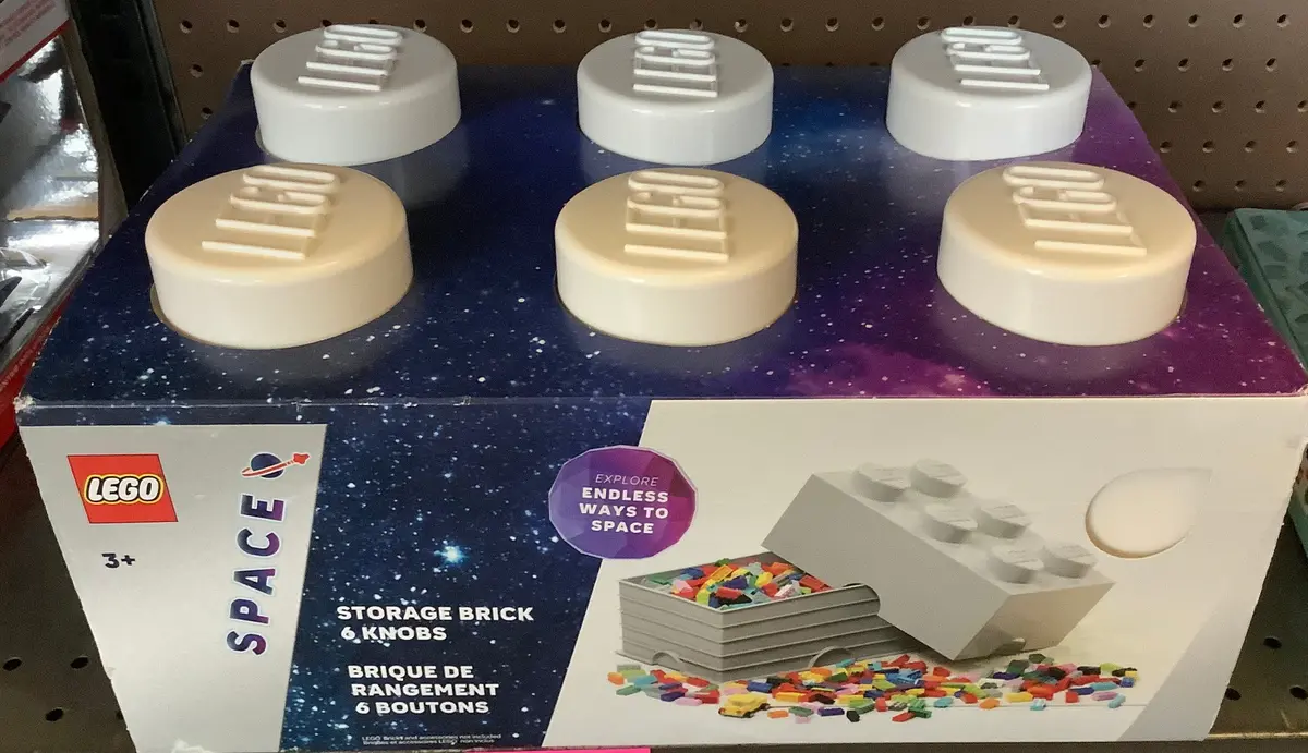 Lego Brick 6 White 1