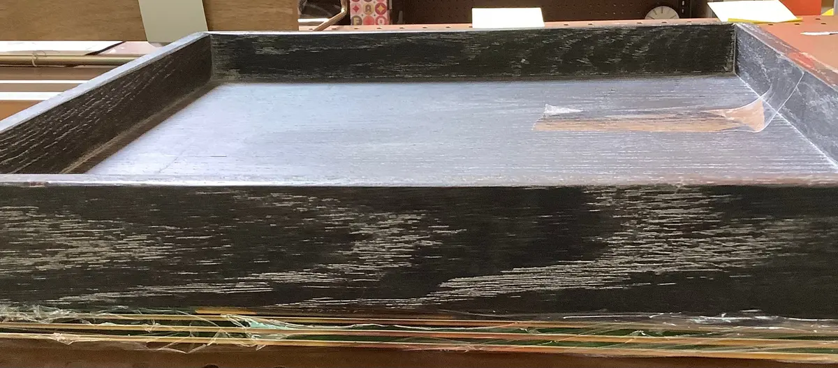 Distressed Serving Tray, Ottoman Tray, Wooden Tray 1