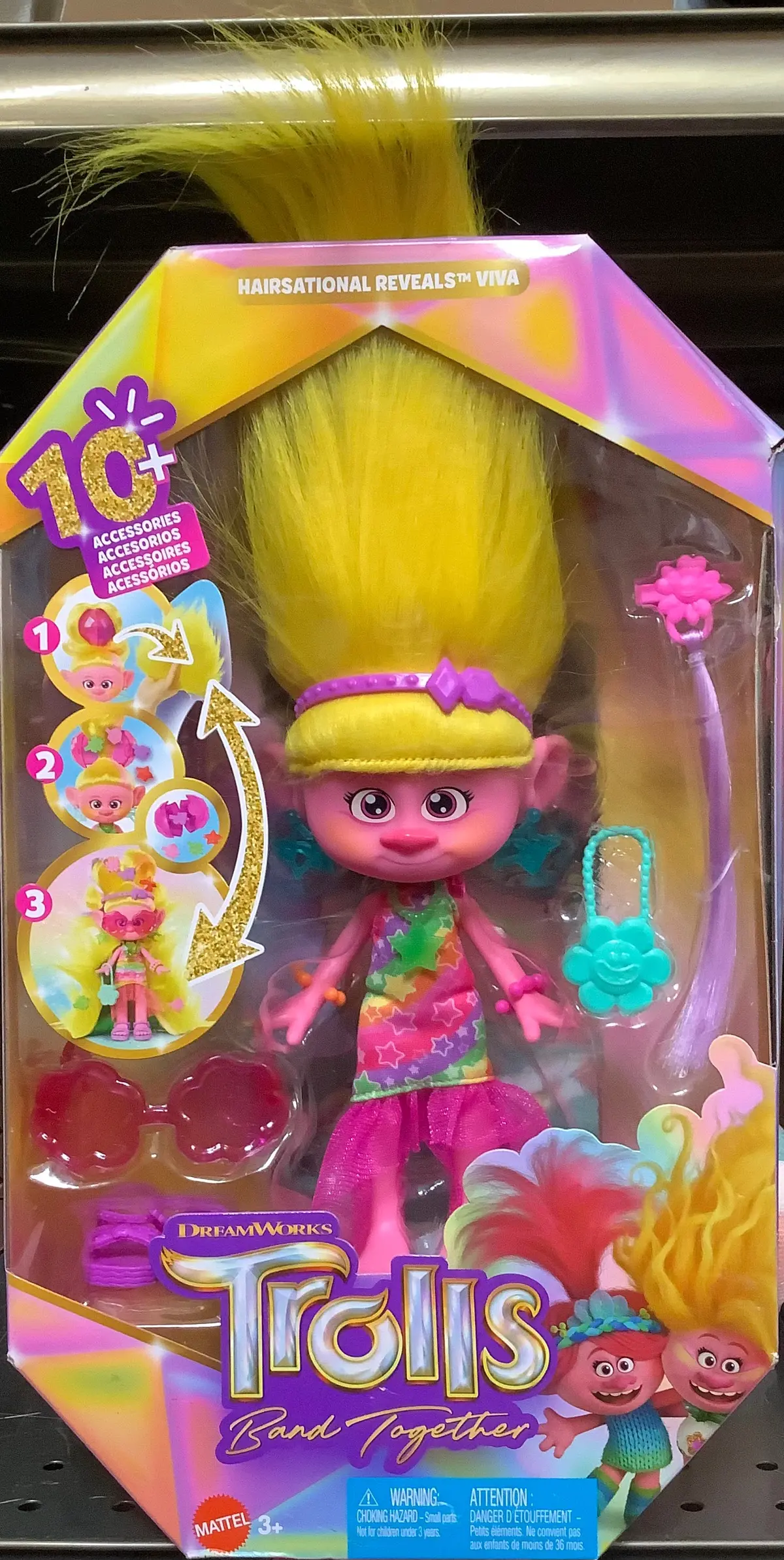 Dreamworks Trolls Band Together Hairsational Reveals Viva
Fashion Doll & 10+ Accessories 1