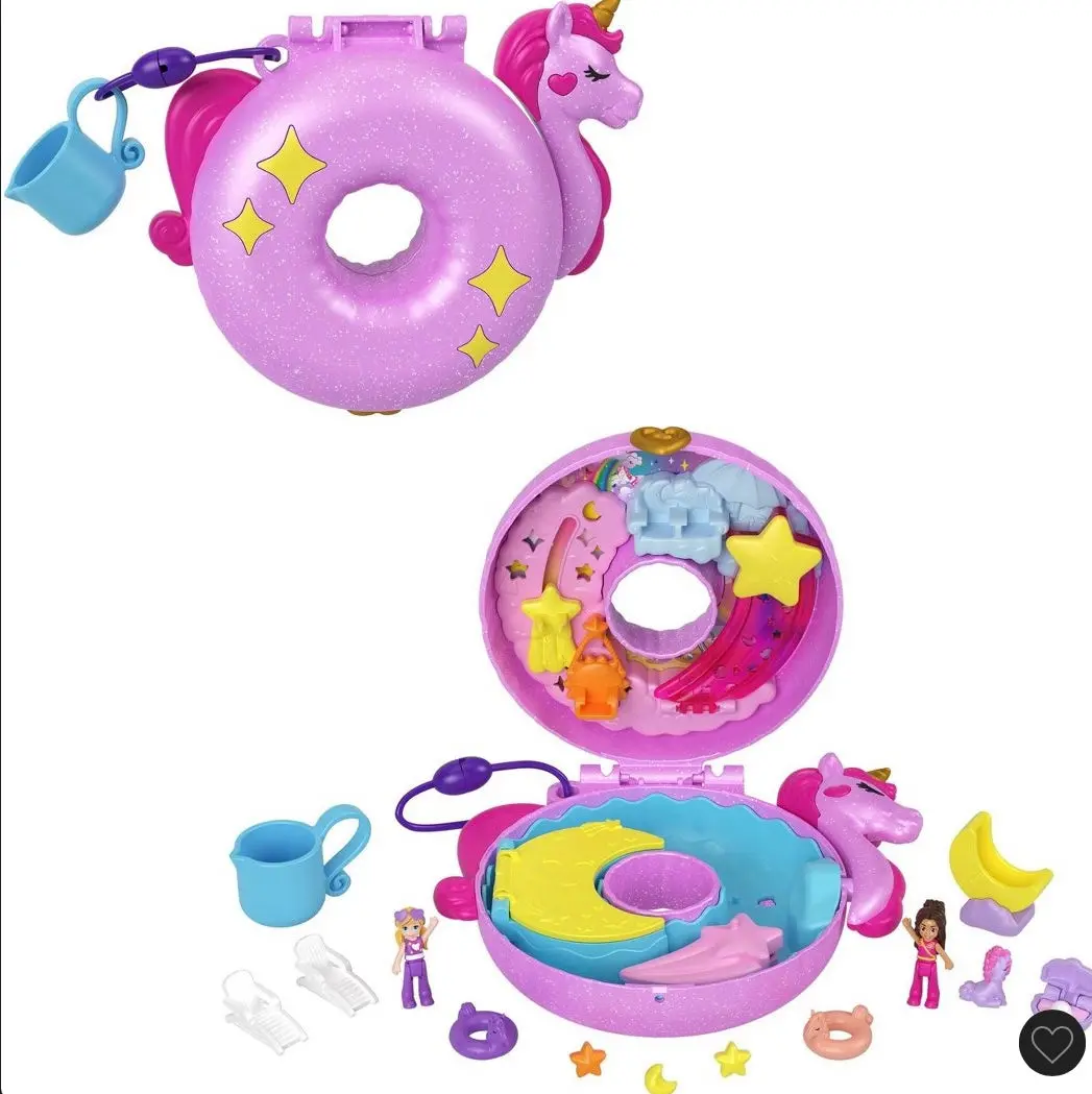 Polly Pocket Sparkle Cove Adventure Unicorn Floatie
Compact Playset 1